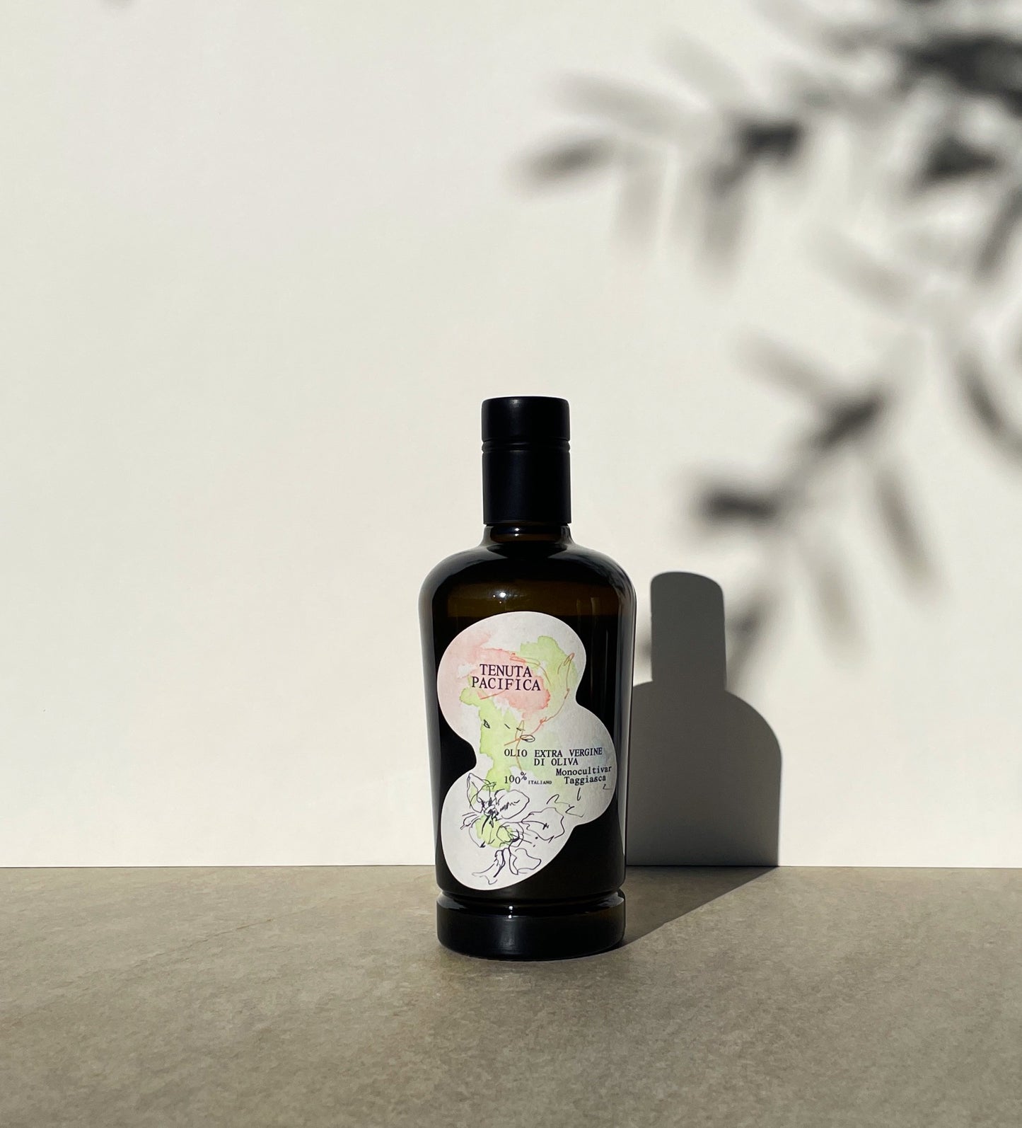 Olio EVO Monocultivar Taggiasca 2024/2025 di Tenuta Pacifica - Bottiglia da 500 ml